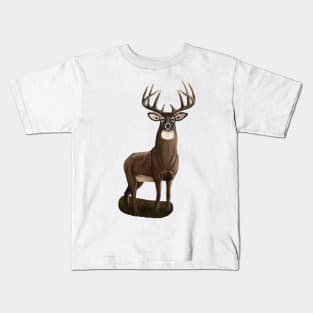 Whitetail Deer Graphic Kids T-Shirt